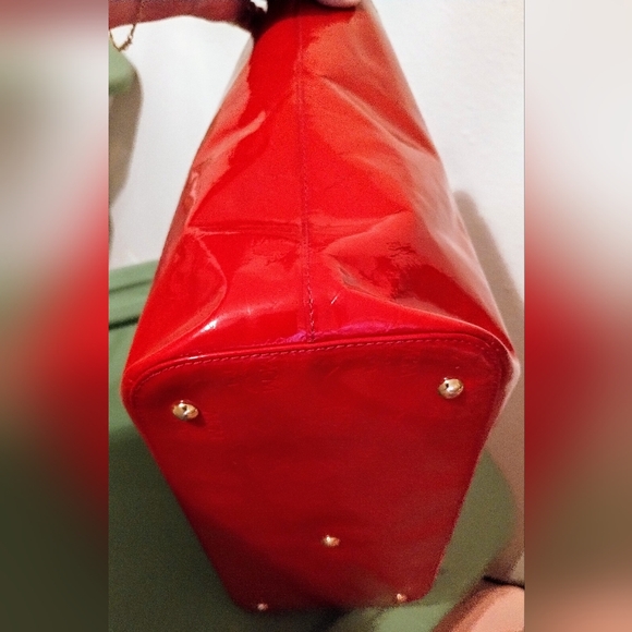 MCM Limited Edition Tote Red Great Pre-loved Condition - Picture 9 of 12